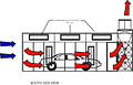 Crossdraft Side View Diagram